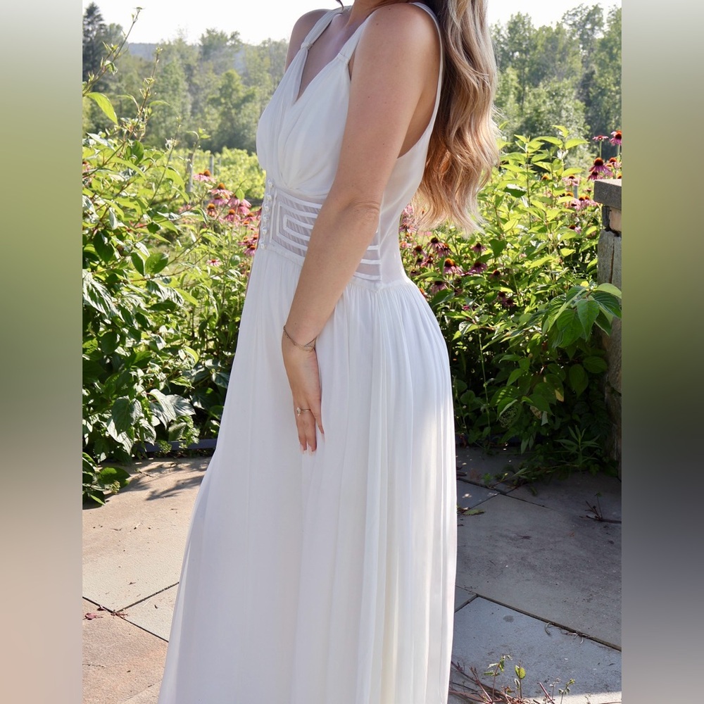 Vintage Silk Chiffon Bridal Dress | Late 1930s–Early 1940s | One-of-One Heirloom